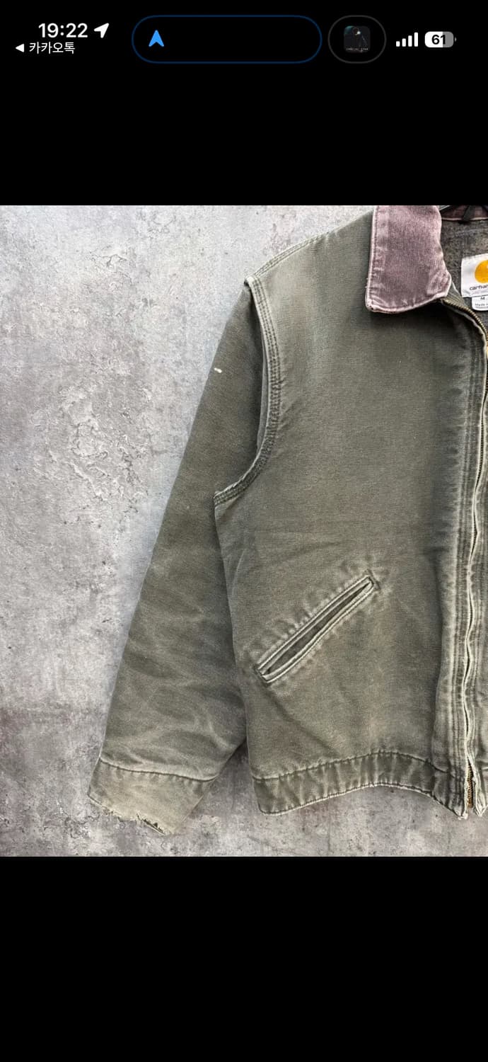 칼하트 j97 디트로이트 모스그린 m 상품이미지3