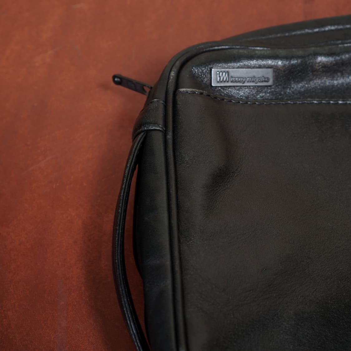 이세이미야케 빈티지 레더 파우치 백 상품이미지5