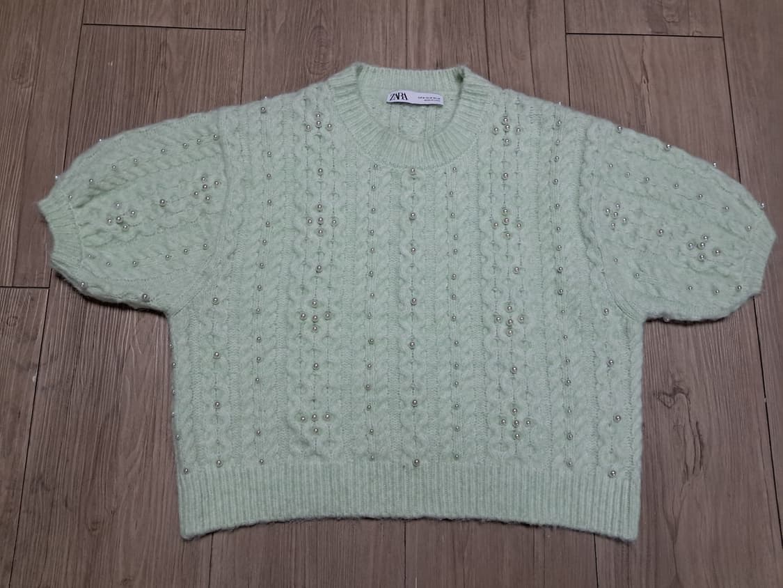 자라 꽈배기 니트 스웨터 M 상품이미지3