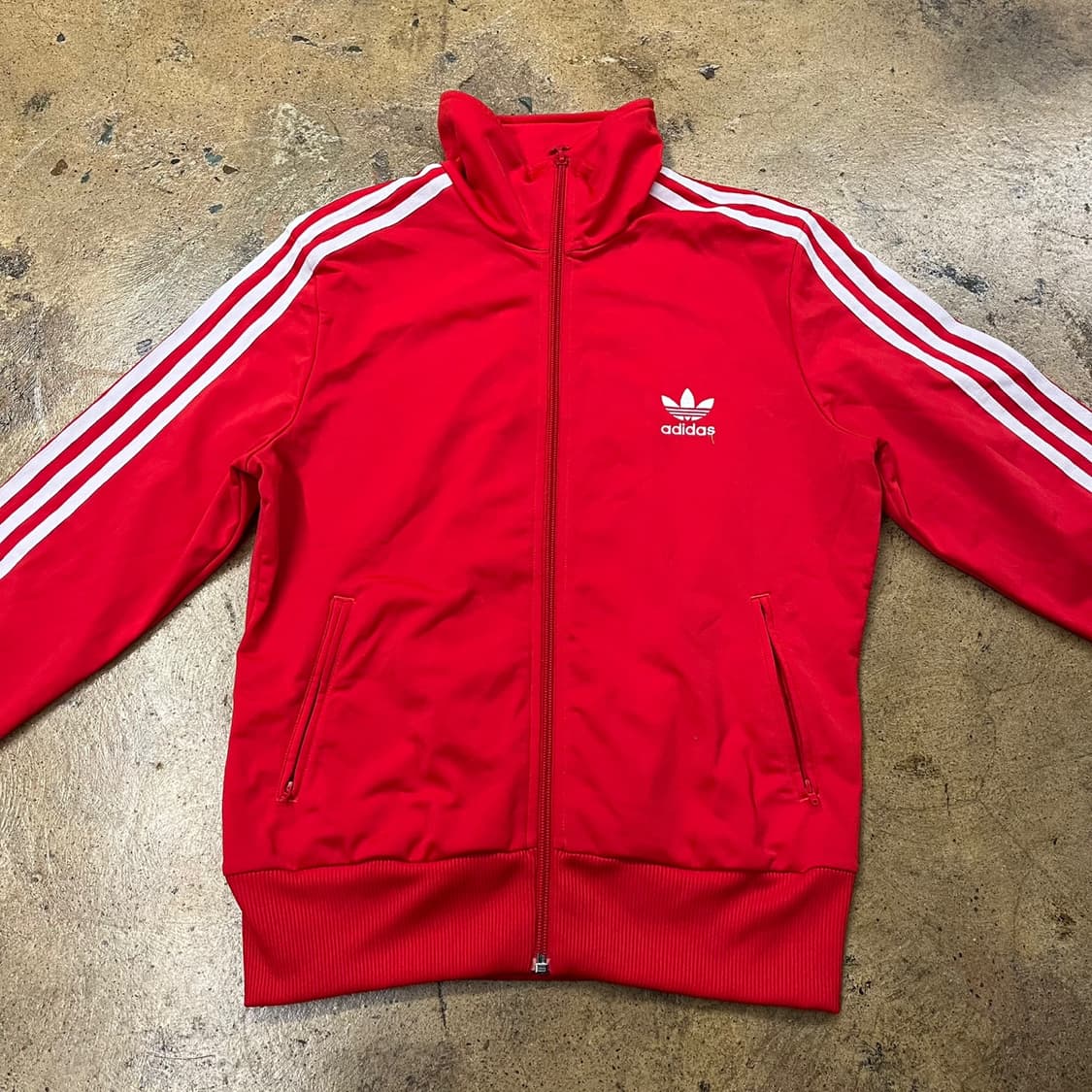 [정품/100] 아디다스 삼선 트랙탑 레드 져지 b8 상품이미지3