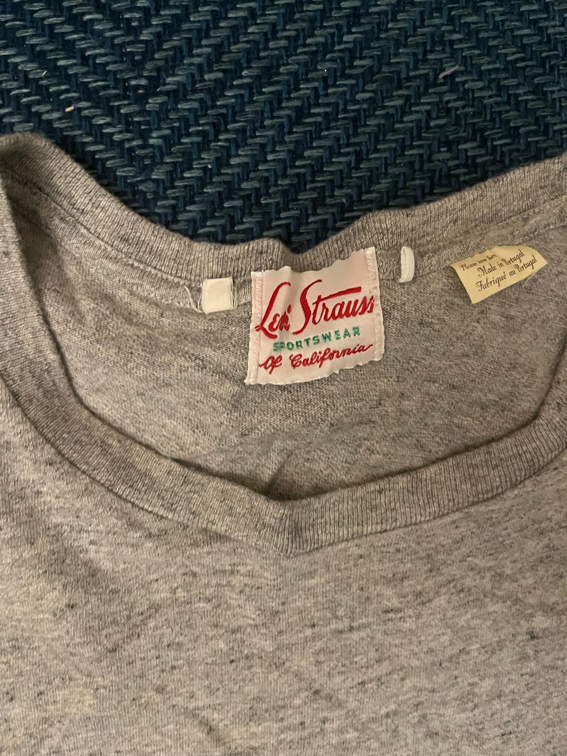 LVC 1950's 스포츠웨어 티셔츠 그레이 상품이미지3