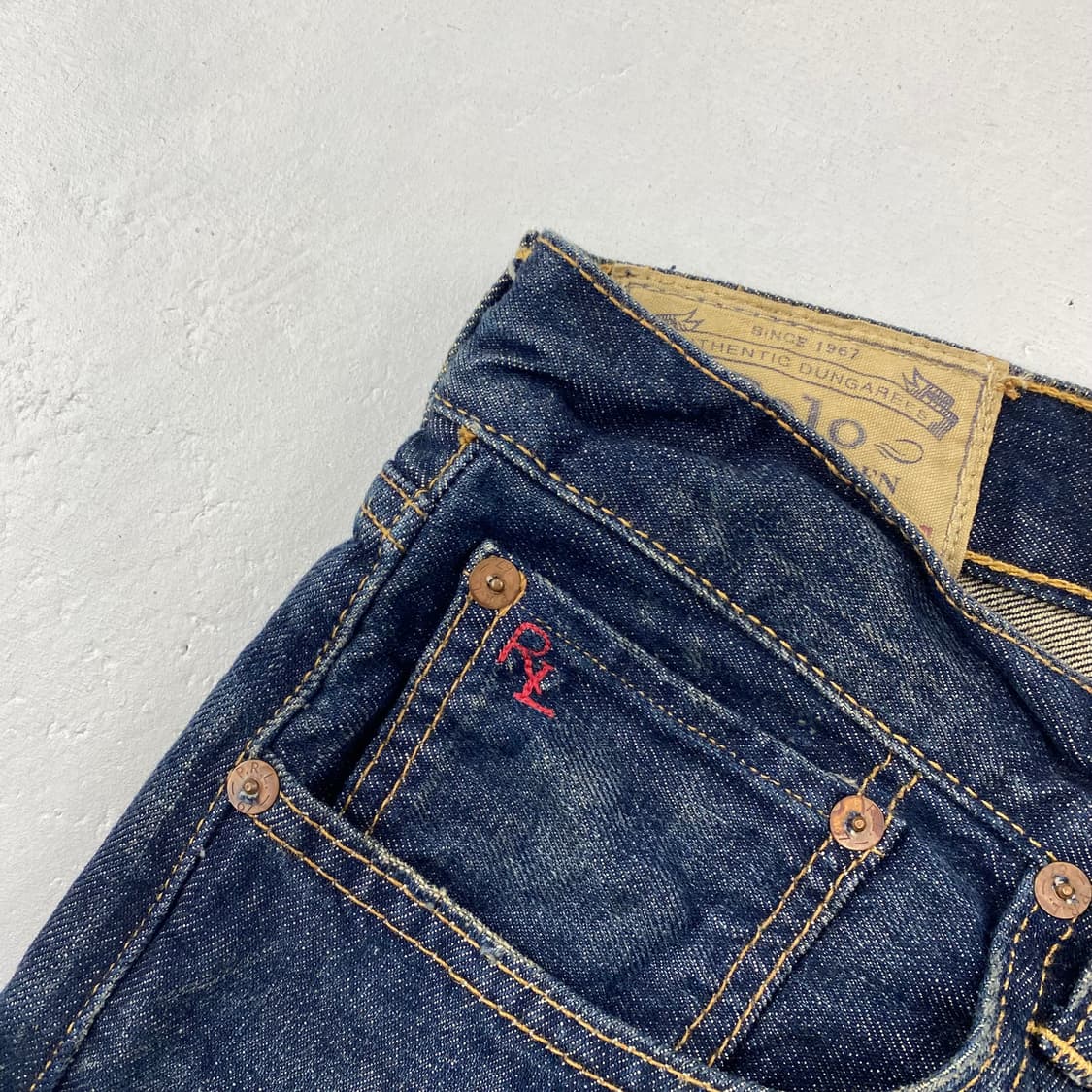 폴로 워싱 스트레이트 데님 진 (34) 상품이미지5