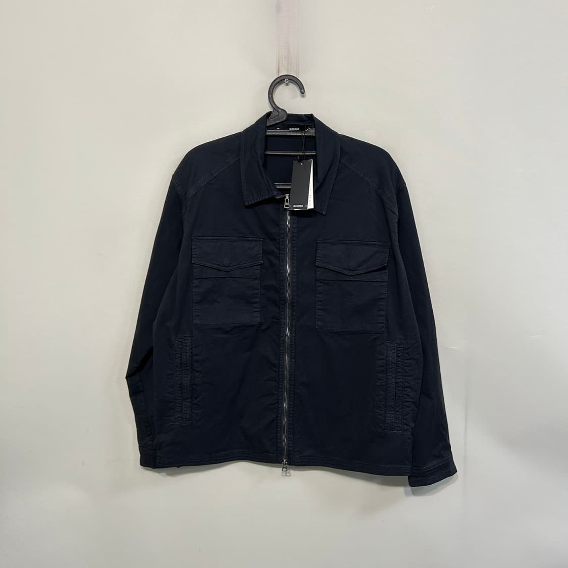 일꼬르소 가먼트다잉 투 포켓 집업 셔츠 자켓 새상품  상품이미지1