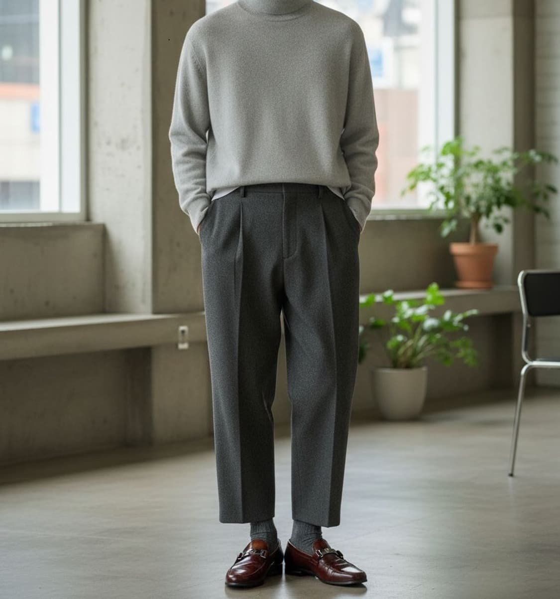 프라다 브라운 로퍼 상품이미지2