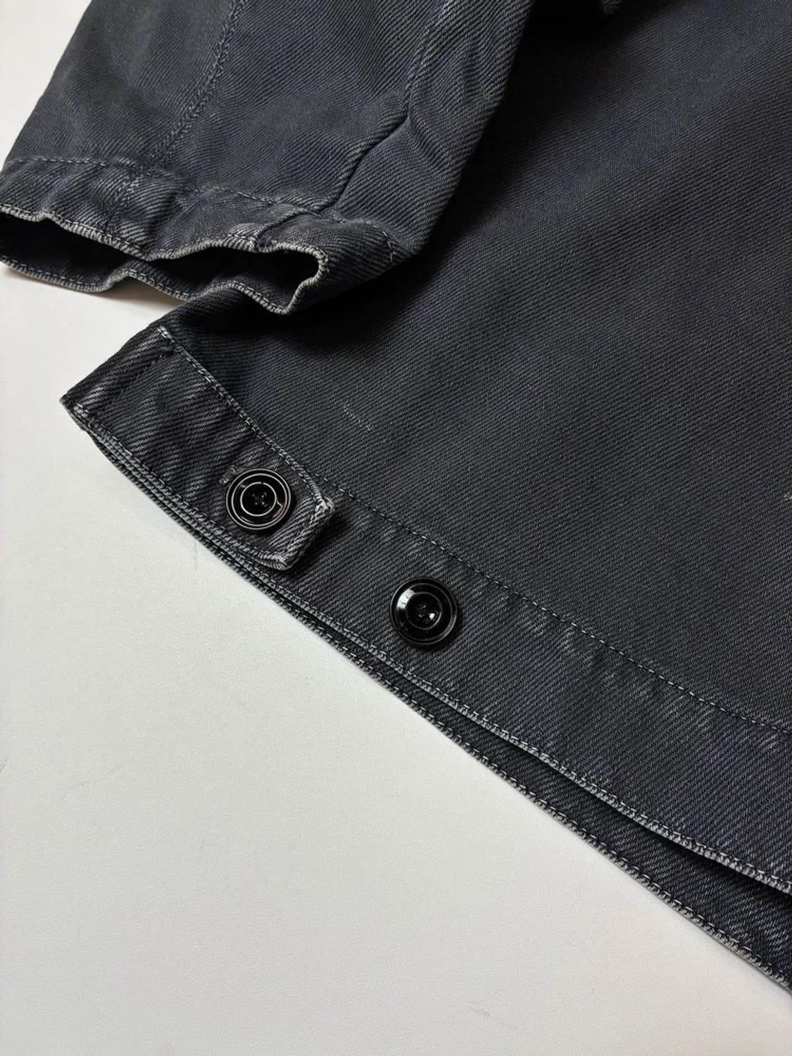 인사일런스 가먼트다잉 박시핏 데님 자켓 PN9404 상품이미지6