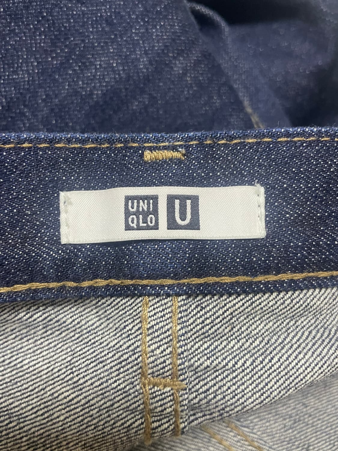 유니클로 U 셀비지 데님 33사이즈 상품이미지3