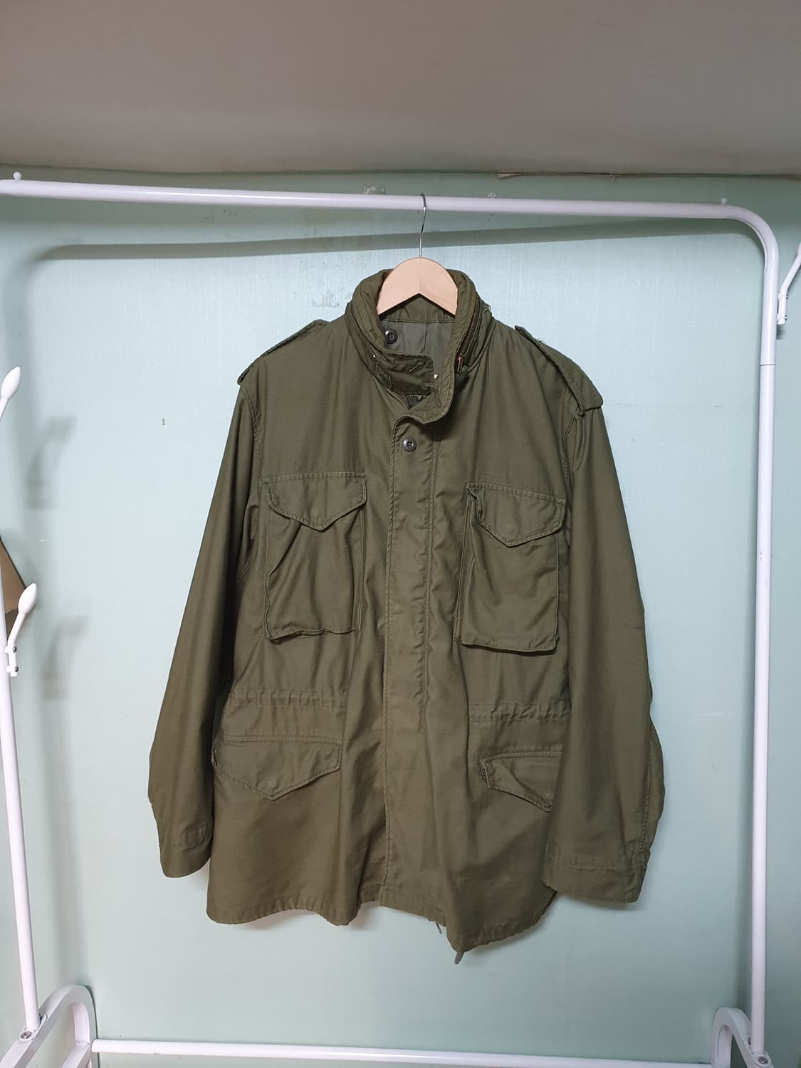 미군 M65 데드스탁 자켓 미디움 롱 상품이미지1