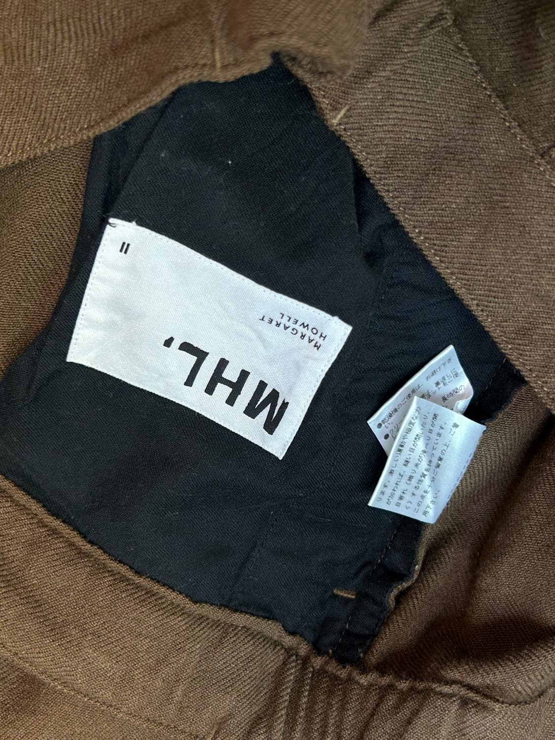 마가렛호웰 브라운 울 팬츠 상품이미지4