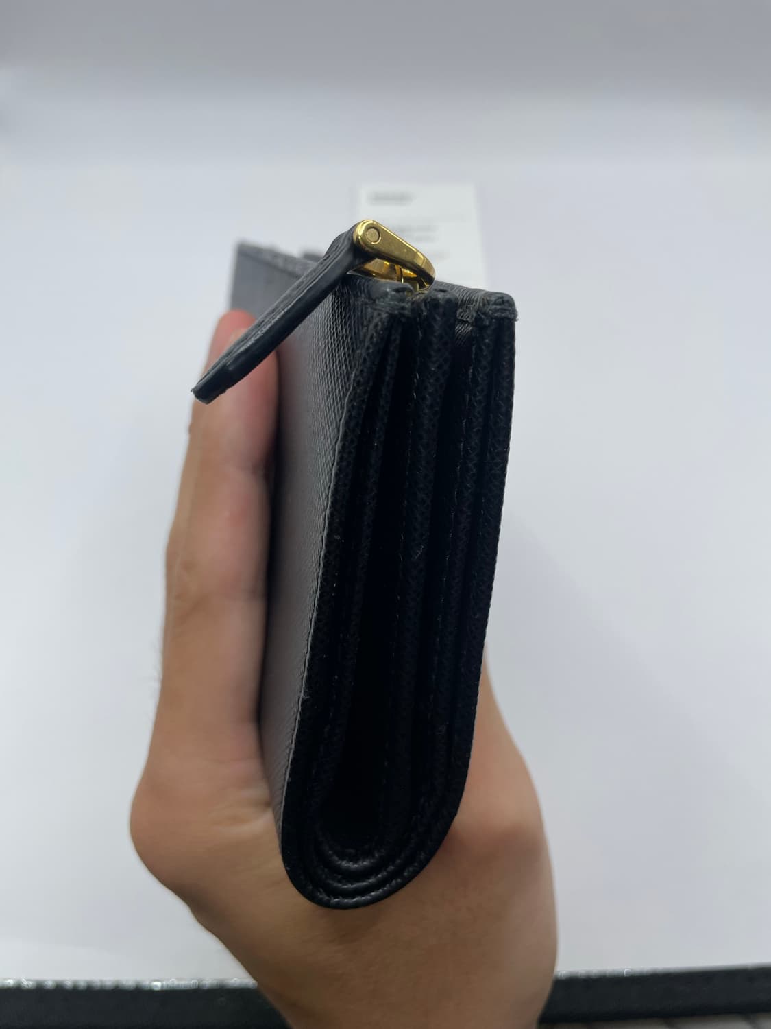 프라다 메탈 로고 사피아노 장지갑 1ML009 상품이미지5