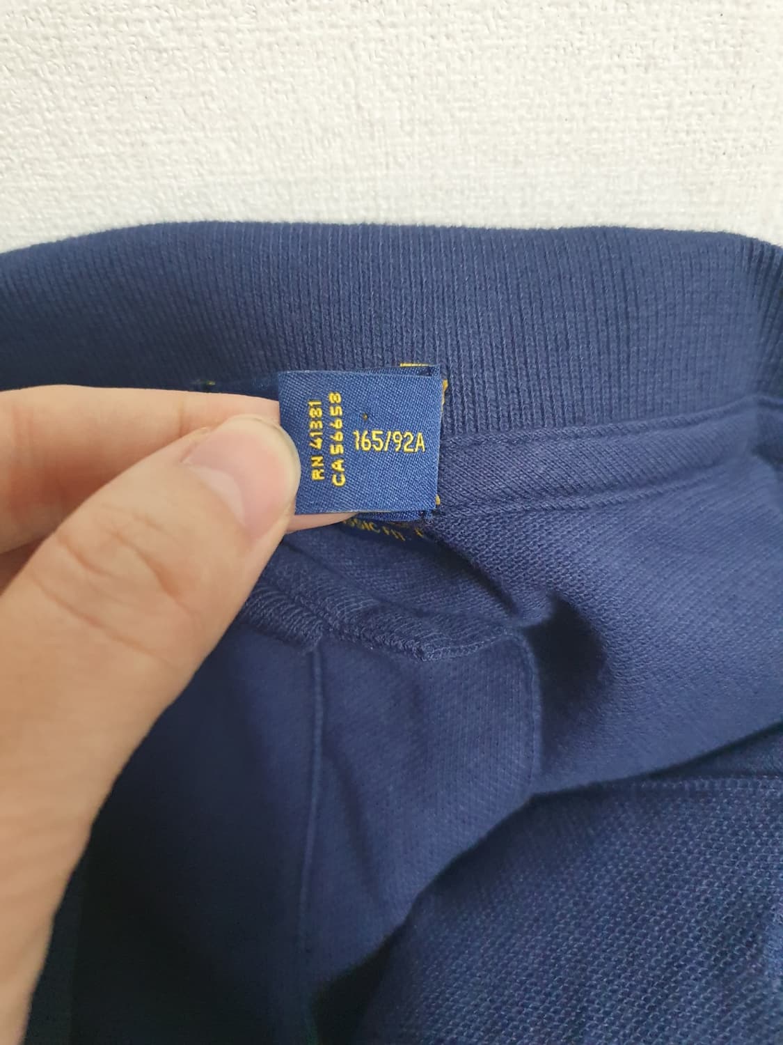 폴로랄프로렌 여성 클래식핏 반팔 카라티 네이비 M 상품이미지6