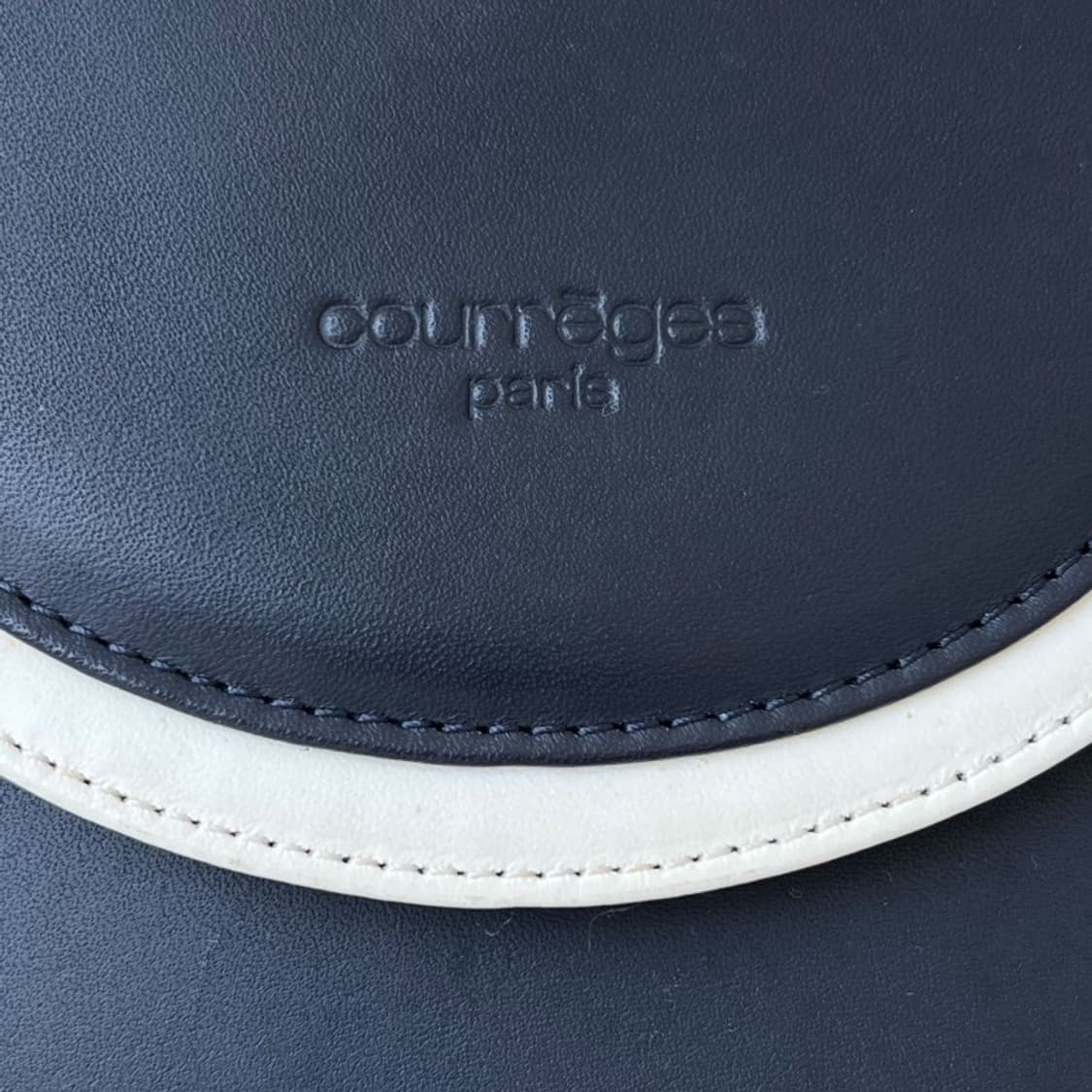 courreges / 꾸레쥬 네이비 레더 토트백 상품이미지7