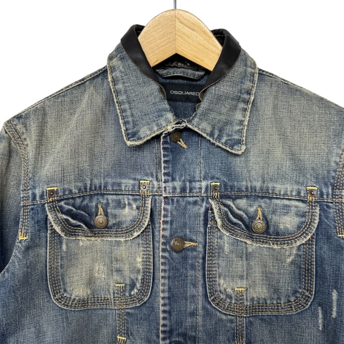 디스퀘어드2 백로고 데님 자켓 상품이미지2