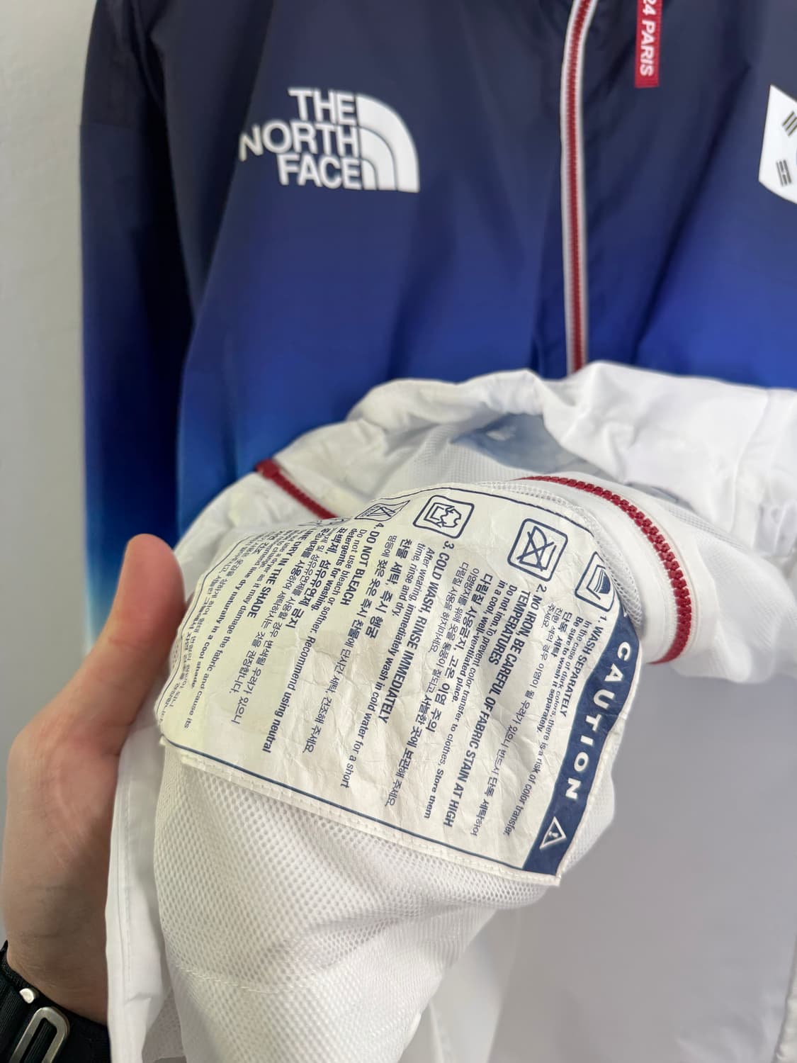 노스페이스 팀코리아 노스페이스바람막이 파리올림픽 노스페이스자켓 상품이미지5