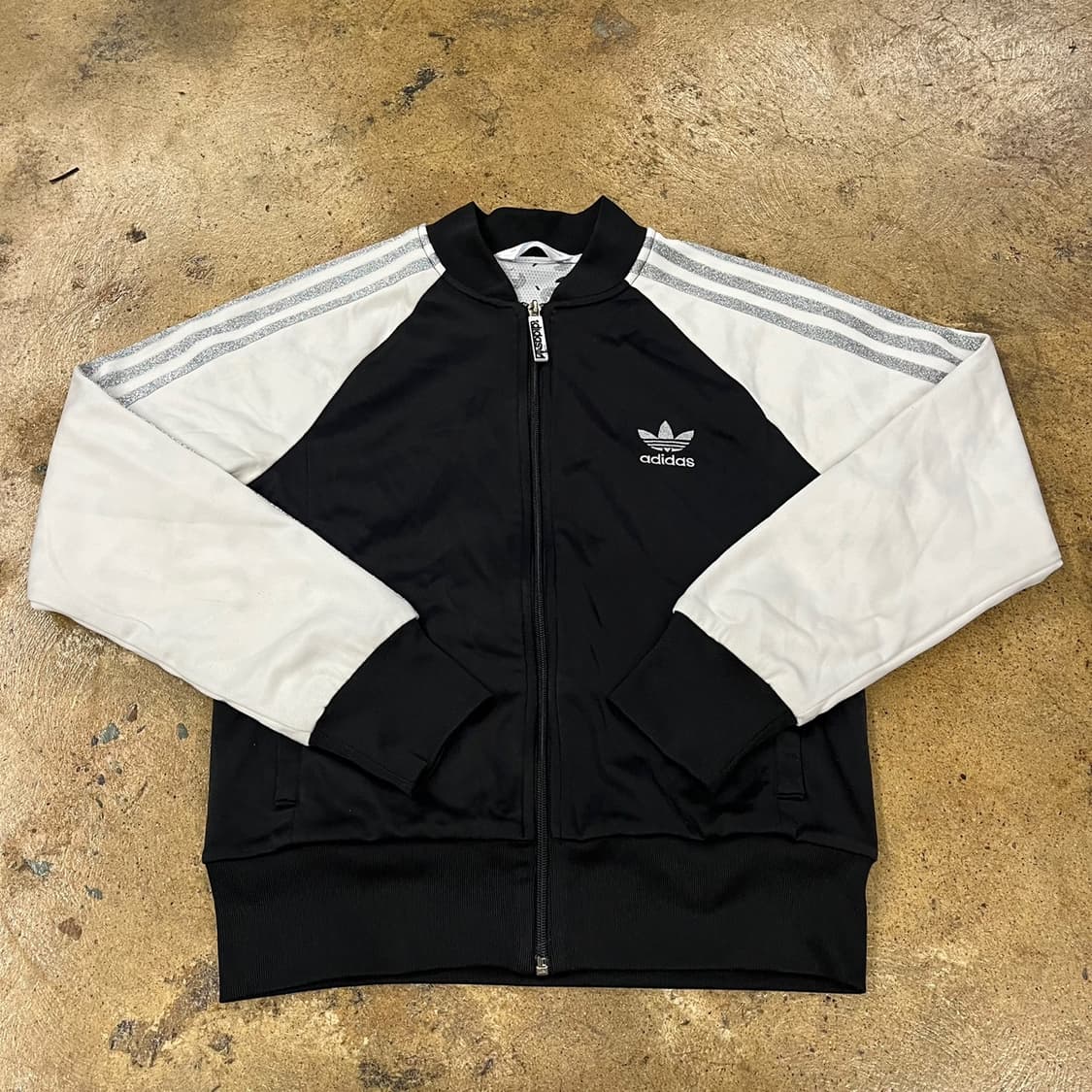 아디다스 흰검 실버 져지 트랙탑 100 상품이미지2