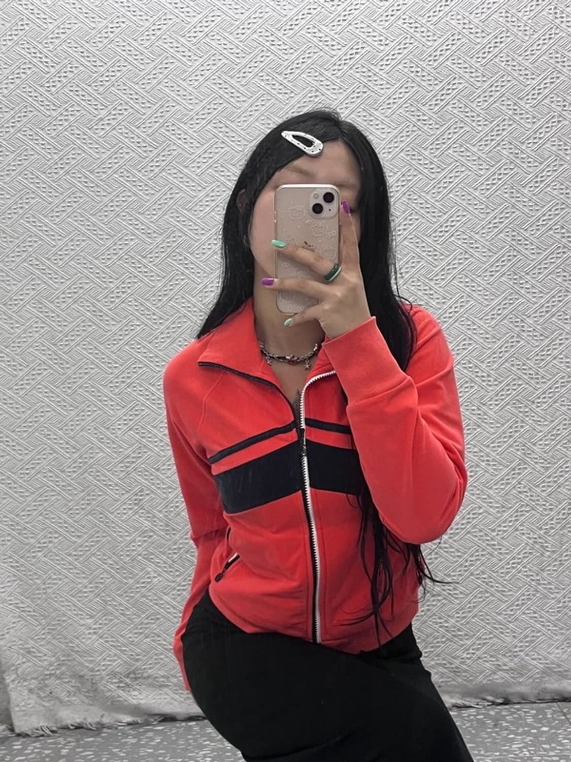 아디다스 희귀 레트로 더블컬러로고 벨벳 집업 M C07136 상품이미지1