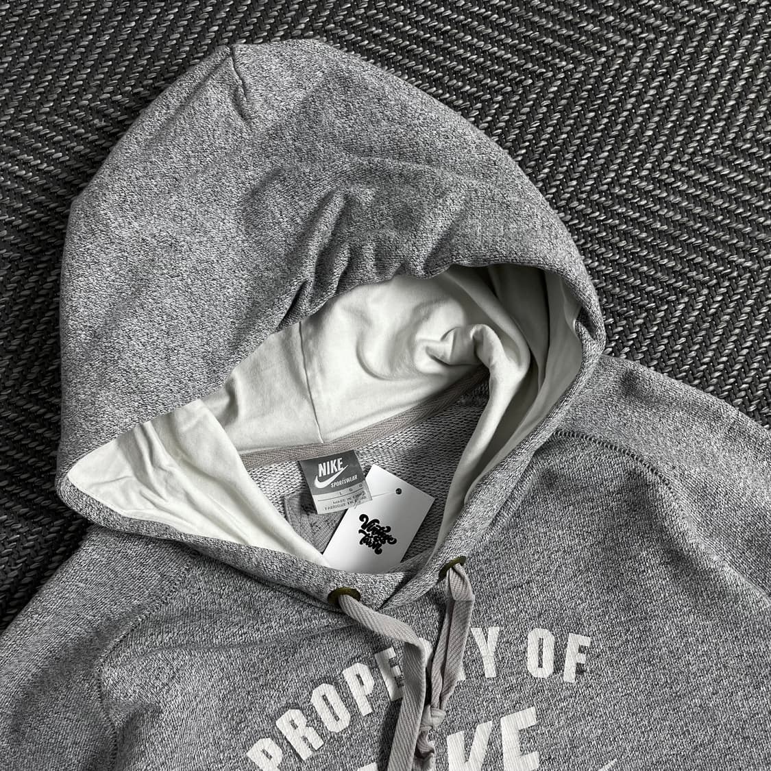00s 나이키 빅로고 올드스쿨 박시핏 후드 티셔츠o 3762 상품이미지5