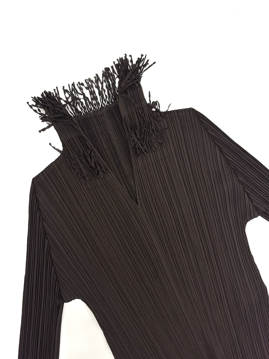 Pleats Please Fringed High Neck Top/ 3 상품이미지5
