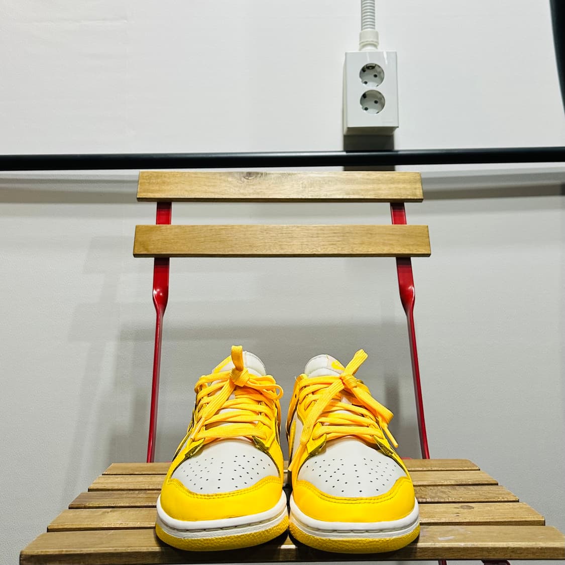 245) 나이키 운동화 여성 여자 신발 덩크로우 옐로우 상품이미지2