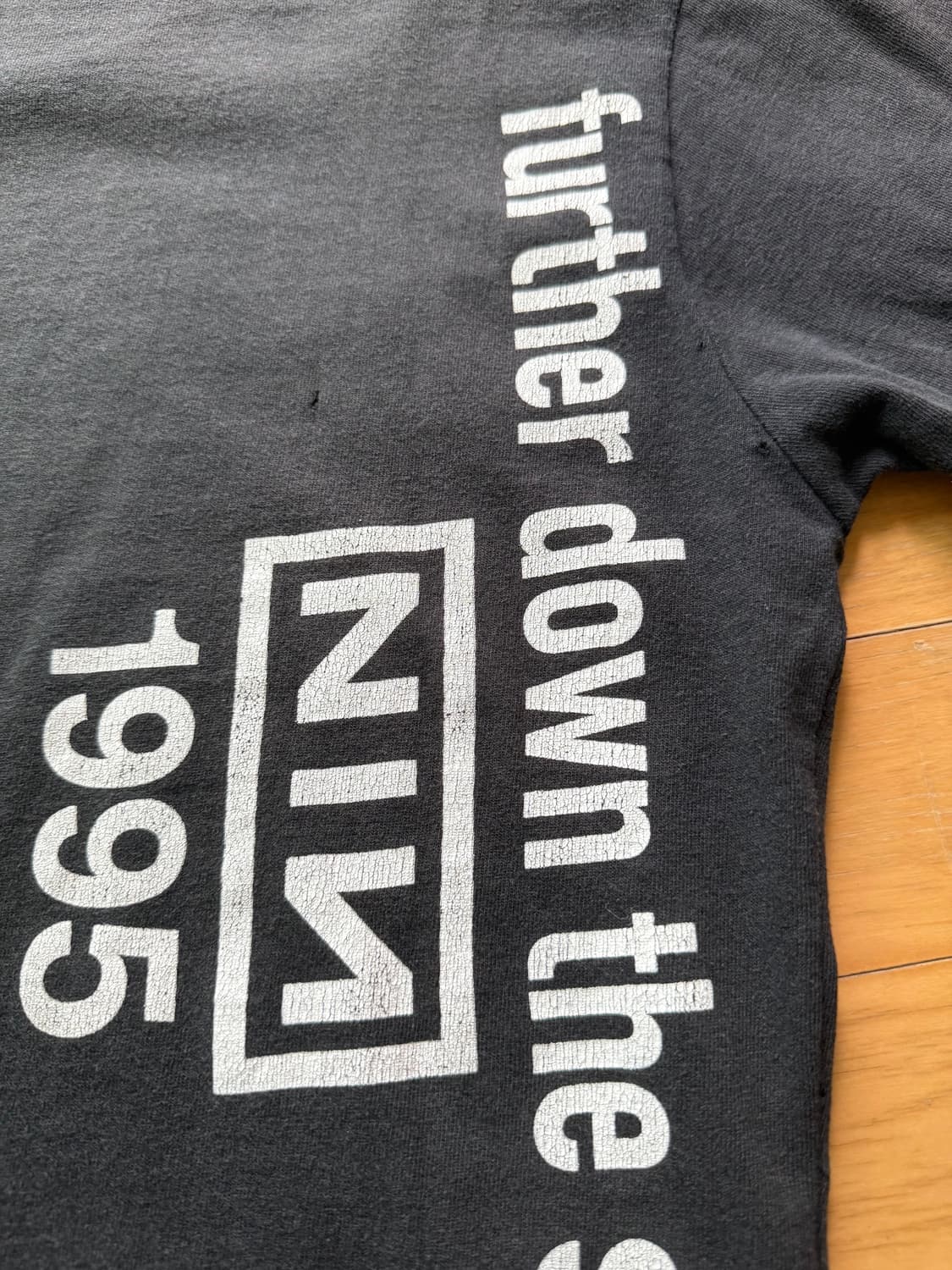 90s 나인 인치 네일스 Spiral 티셔츠 L 상품이미지9