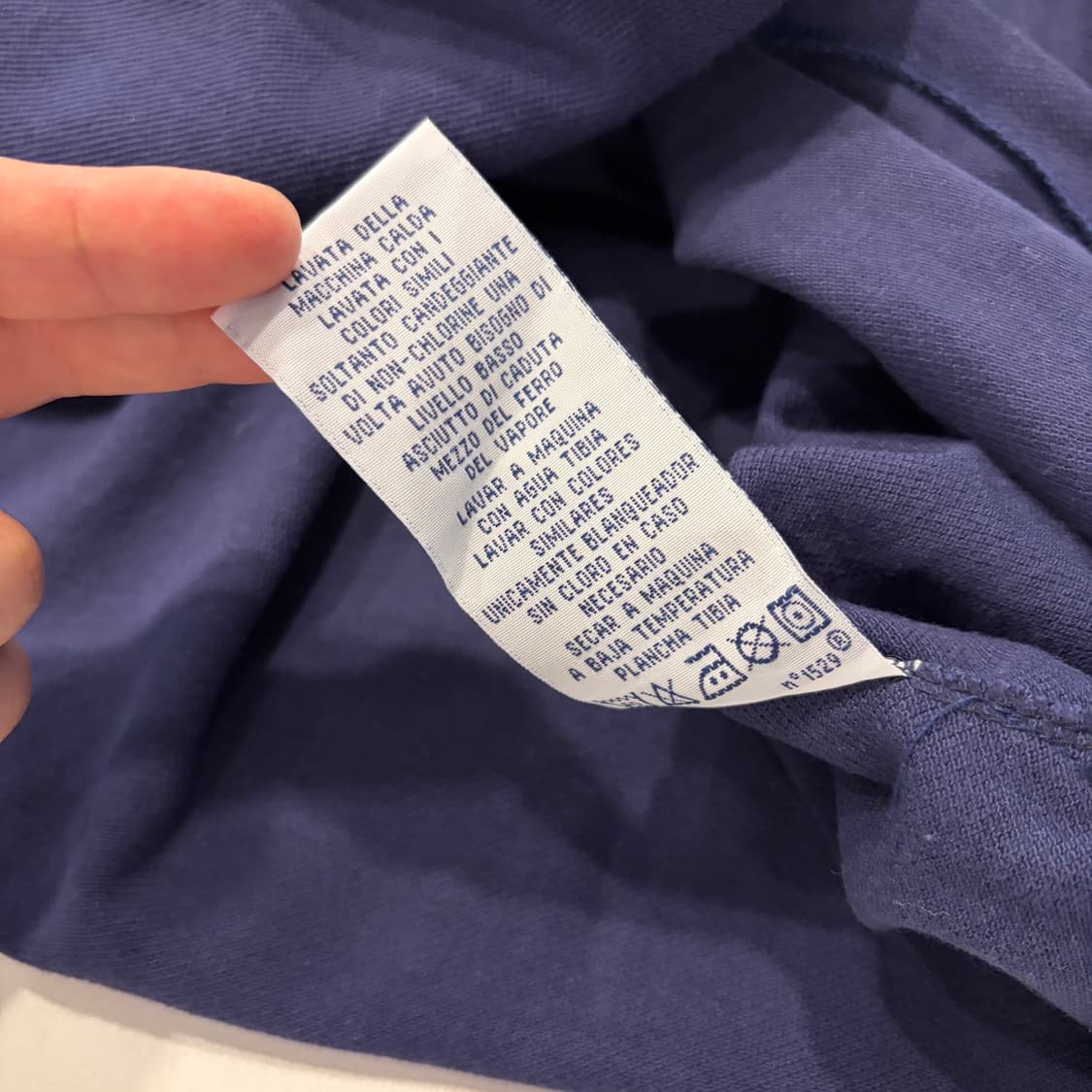 [L] 폴로 랄프로렌 커스텀핏 네이비 빅포니 긴팔 카라티 D894 상품이미지6