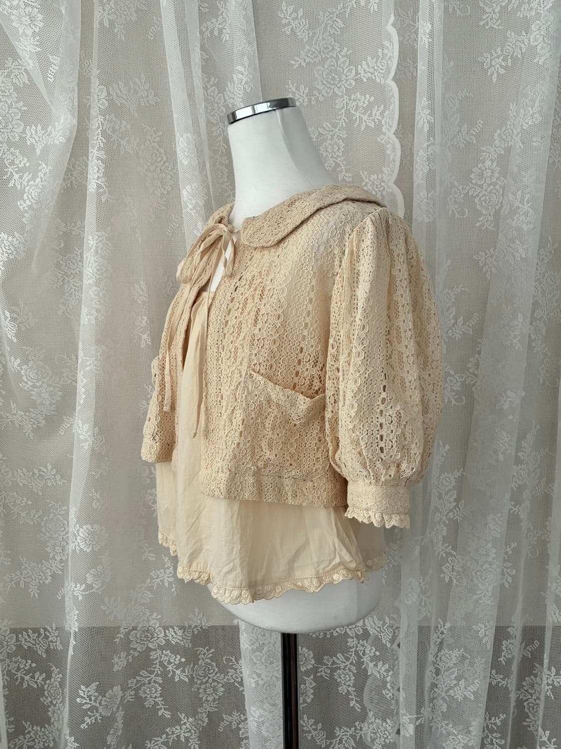 F) 미미부티크 베베 블라우스 베이지 상품이미지2