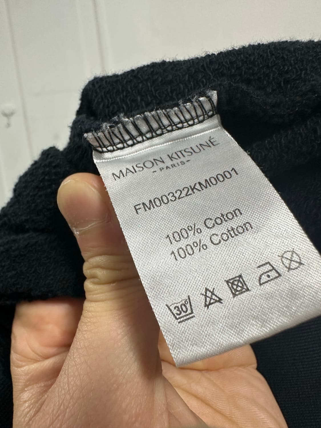 메종키츠네 트리컬러 폭스 패치 맨투맨 상품이미지4