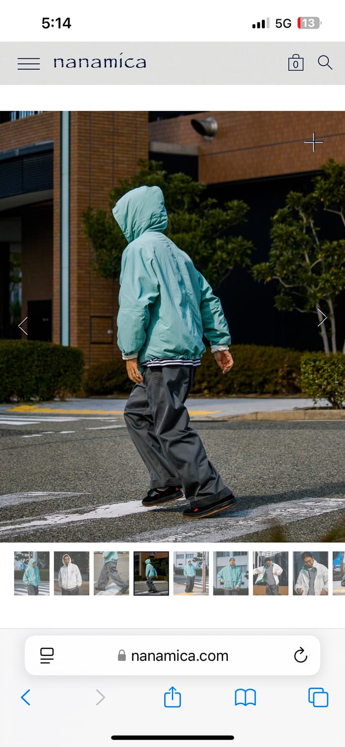 나나미카 리버시블 후디드 자켓 상품이미지1