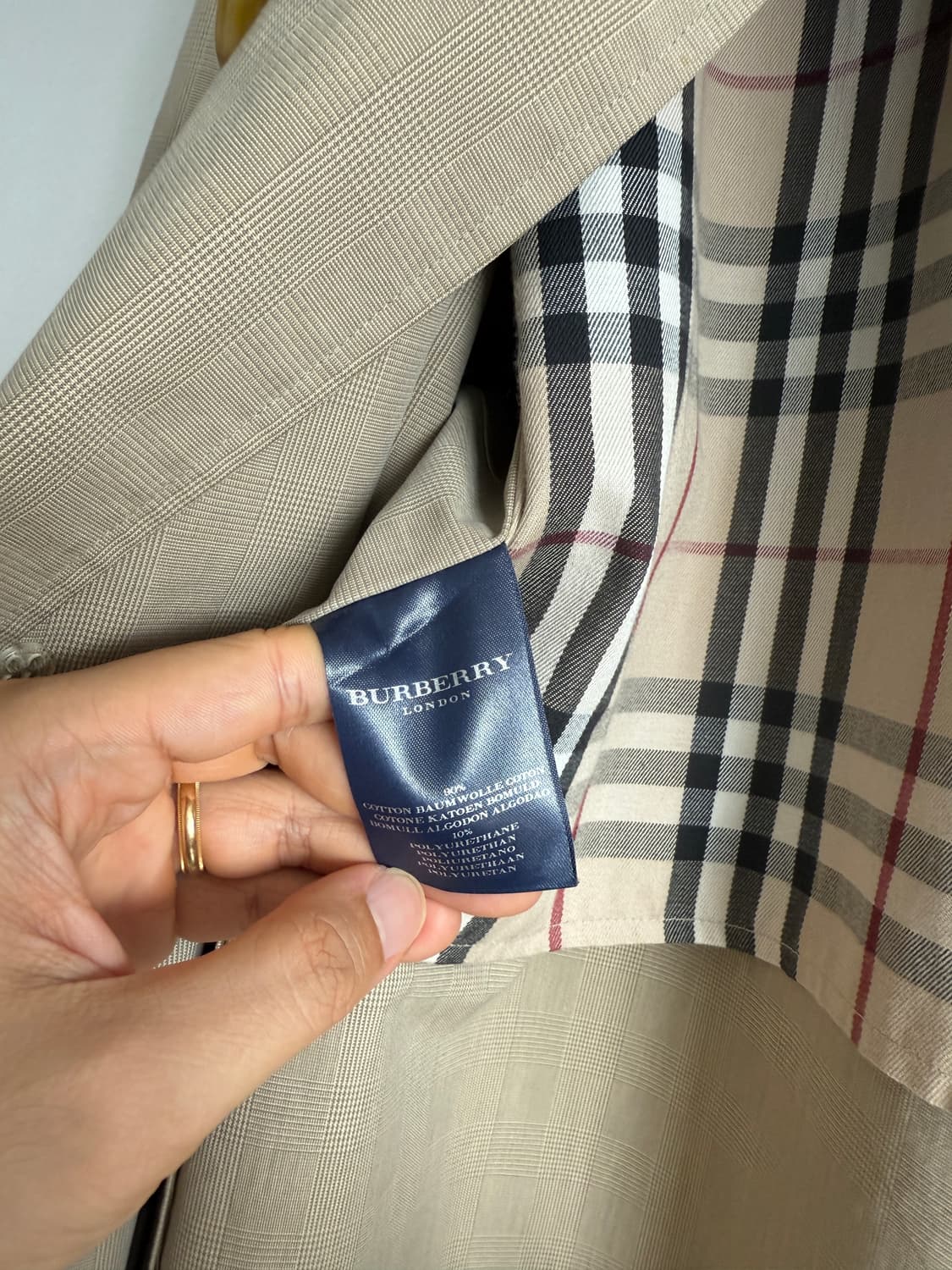 버버리(Burberry) 싱글 코트(ENGLAND) 상품이미지9