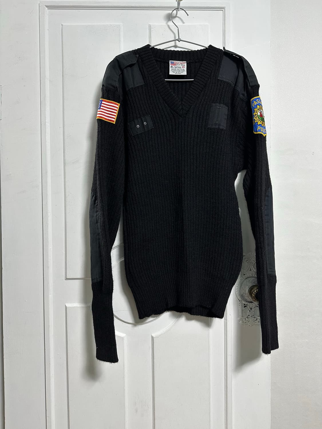 미국 뉴저지 퍼세이크 경찰 코만도 니트 상품이미지1
