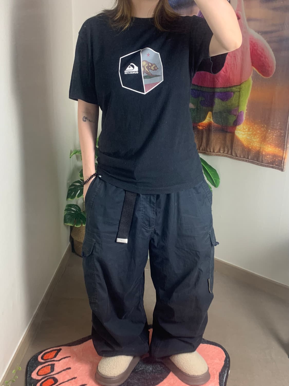 [S]QUIKSILVER 퀵실버 프린팅 반팔 상품이미지2