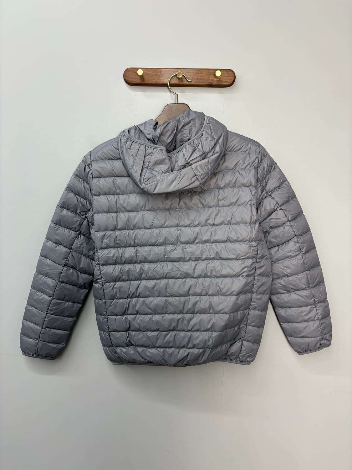 빈티지 그레이 라이트다운 경량 후드자켓 A3092 상품이미지4