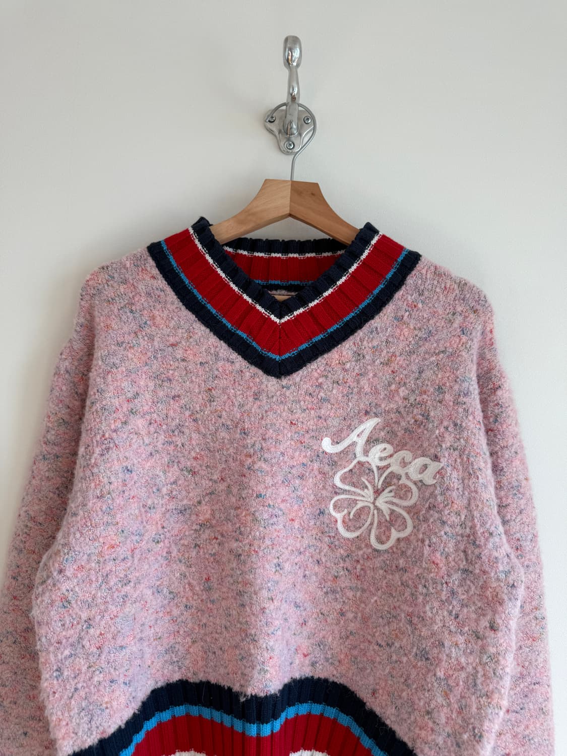 에이카화이트(AECA WHITE) 브이넥 니트 상품이미지2