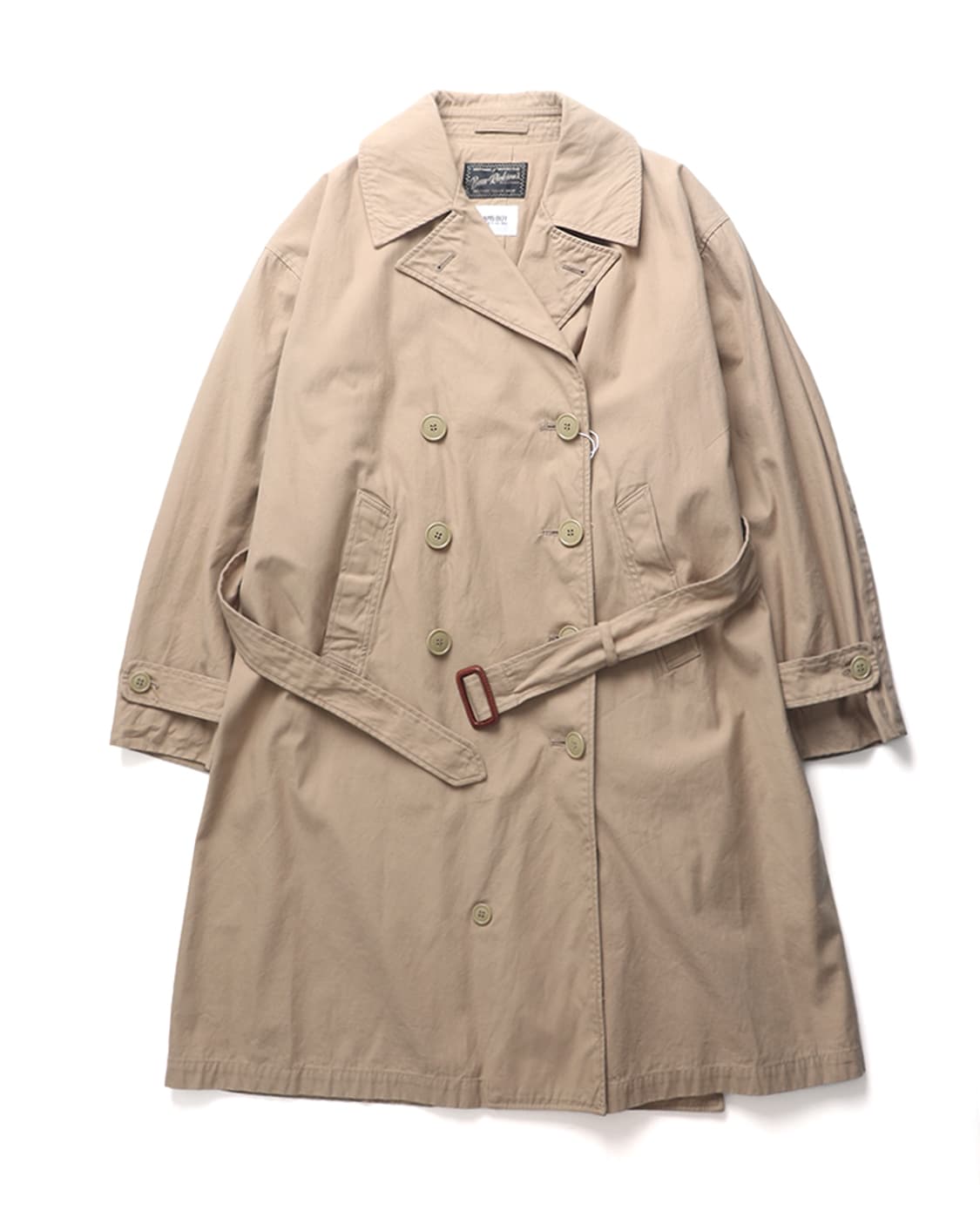 Buzz Rickson's × BEAMS BOY Trench Coat 상품이미지2