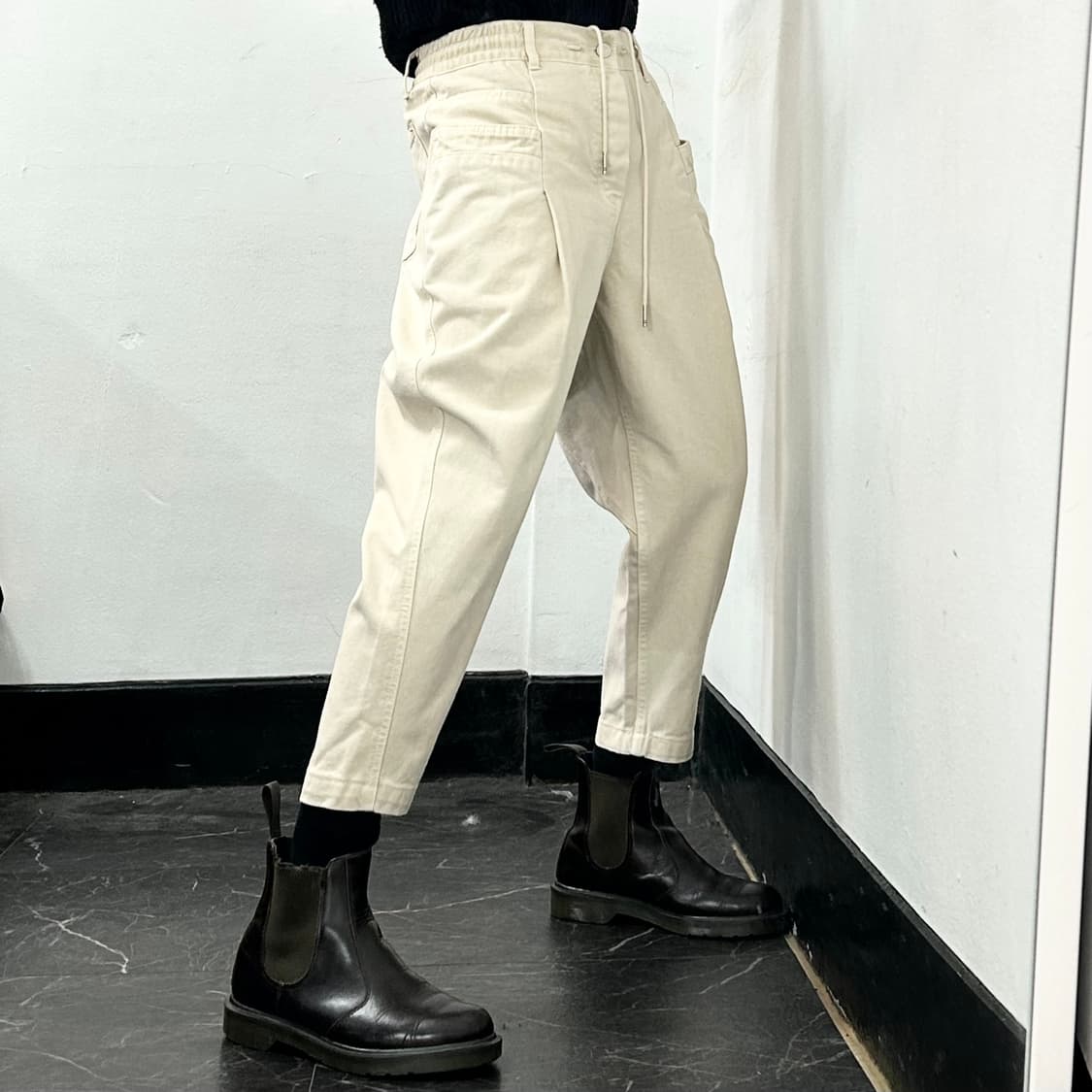 송지오 옴므 코튼 캐롯 팬츠 상품이미지3