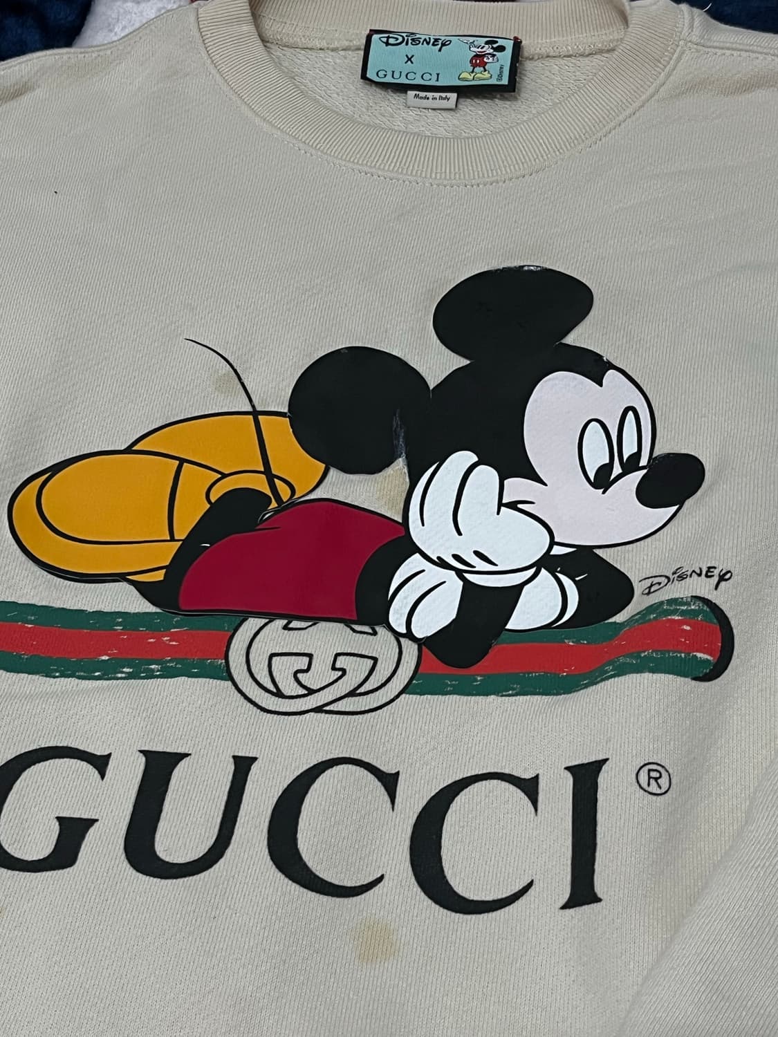 구찌 x 디즈니 미키마우스 맨투맨 100 상품이미지2