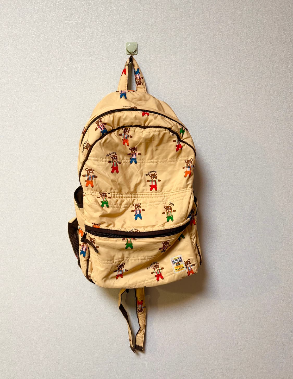 곰돌이 일본 빈티지 백팩  가방 모리걸 y2k 리락쿠마 다마고치 인형 상품이미지1