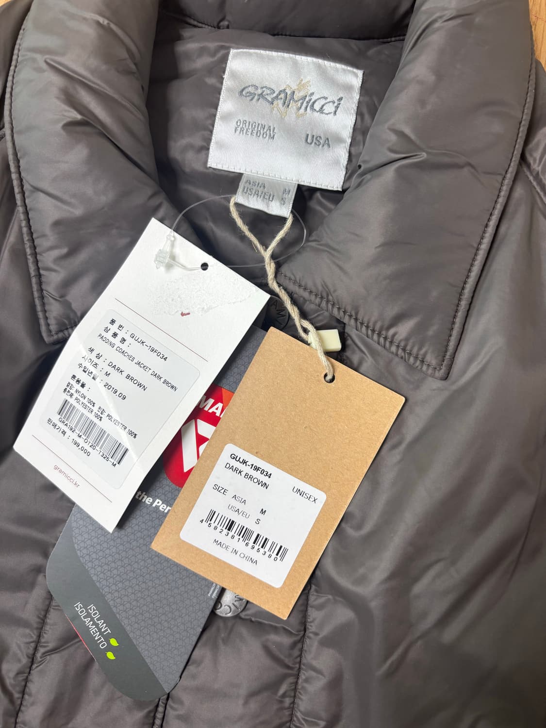 [새상품] 그라미치 패딩 코치 자켓   상품이미지2