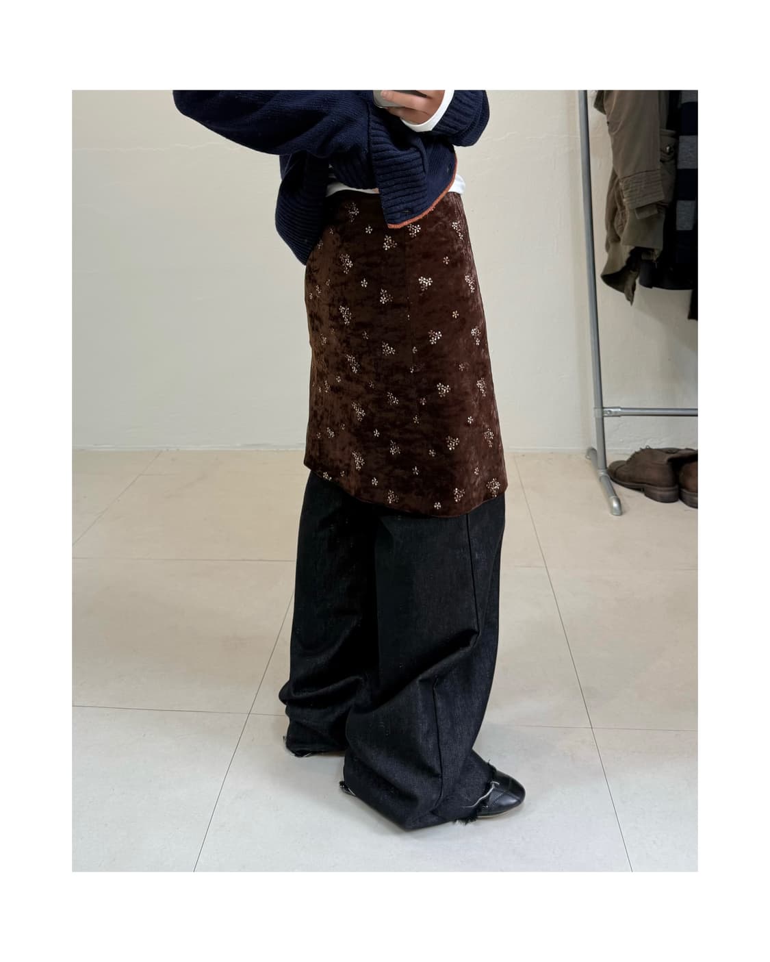 빈티지 미디 스커트 상품이미지5