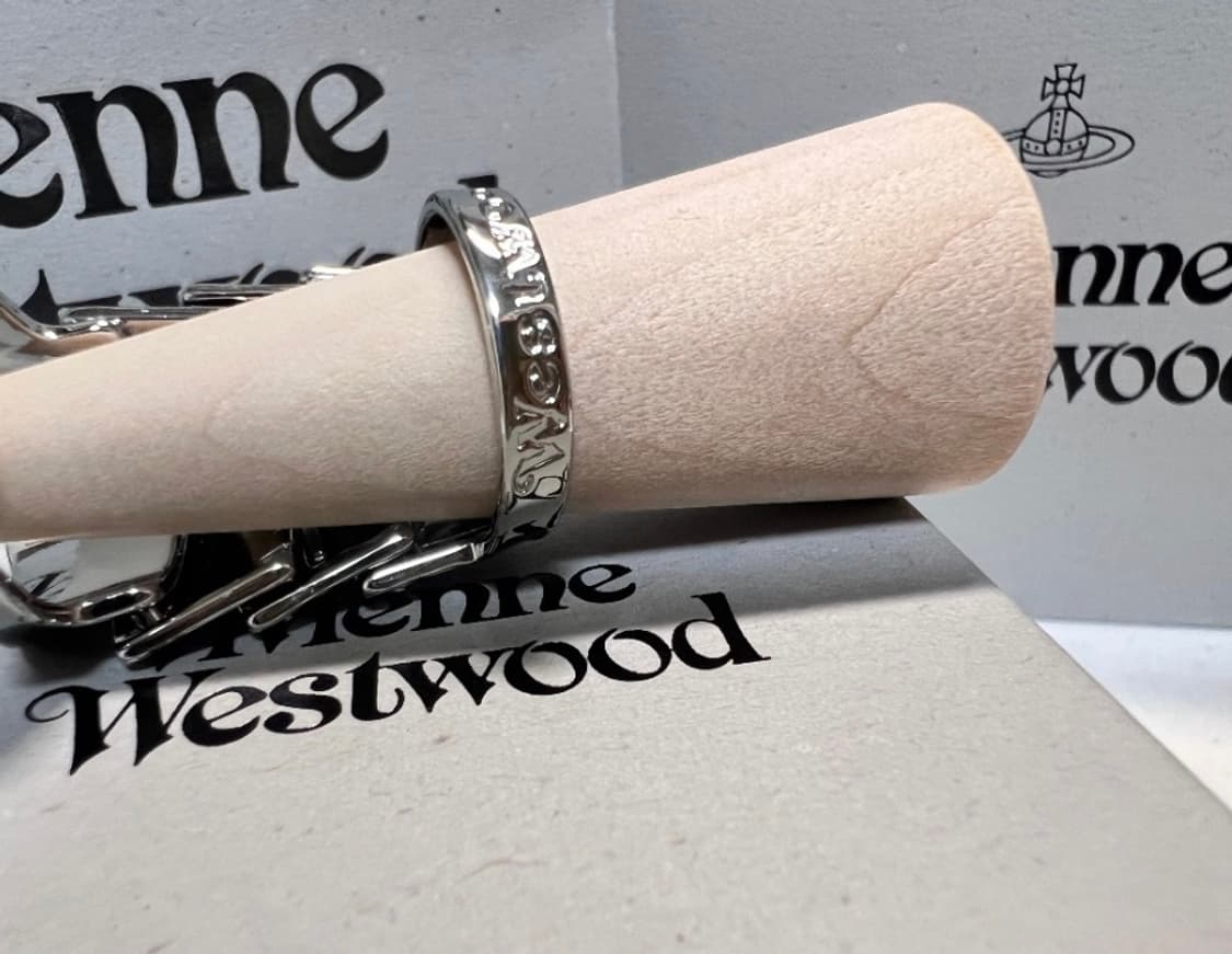 비비안웨스트우드 아카이브 블랙실버 아르테미스 너클링 반지 상품이미지8