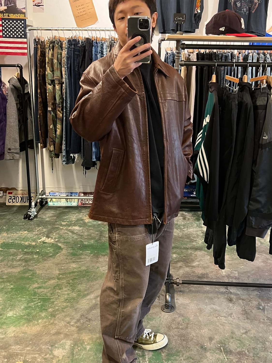 90s [100] 천연 양가죽 자켓 상품이미지9