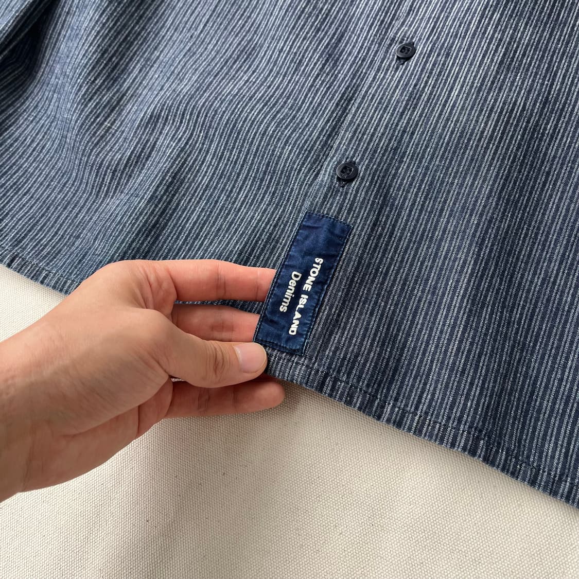 스톤아일랜드 2004 S/S 스트라이프 코튼 셔츠 상품이미지4