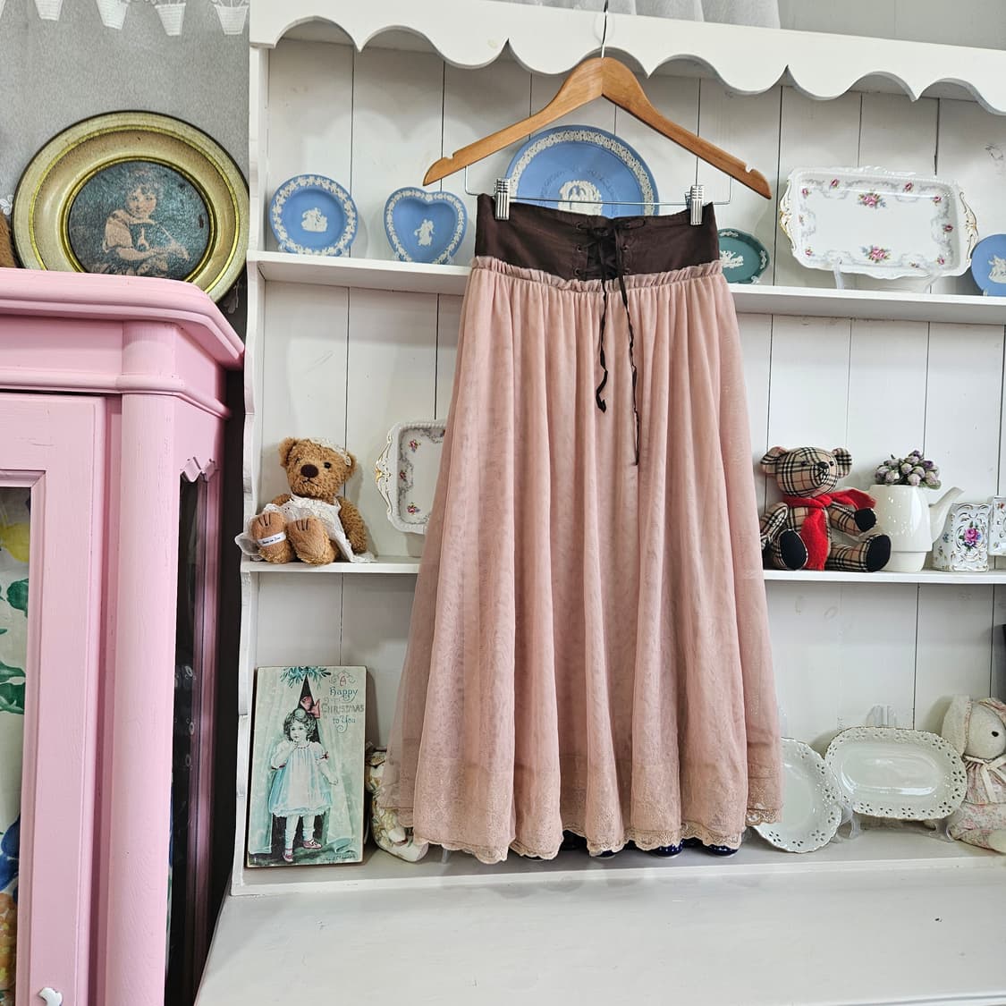 코르셋 튤 레이스 스커트 상품이미지2