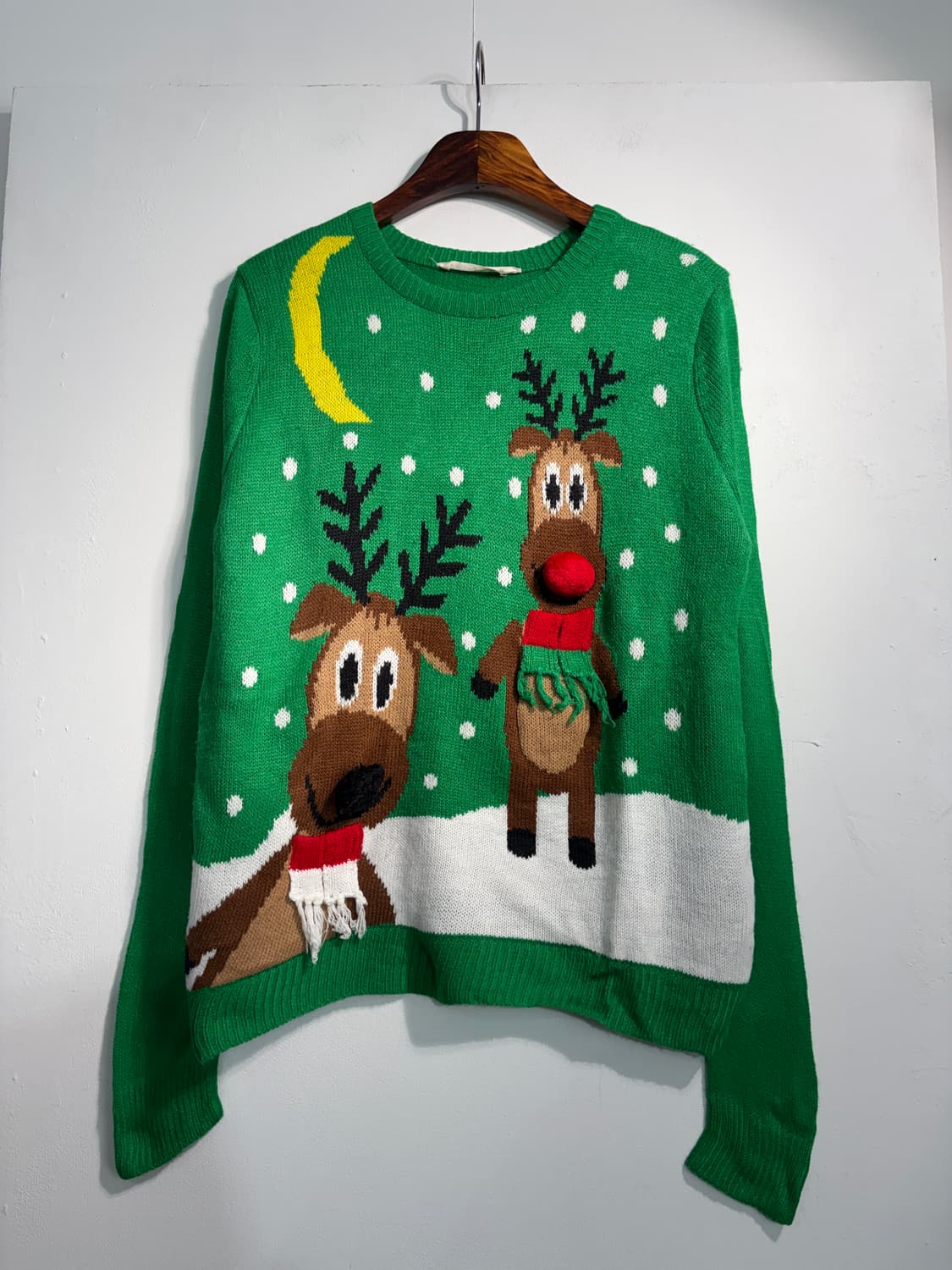 U.S.A. 크리스마스 어글리니트 M 상품이미지2