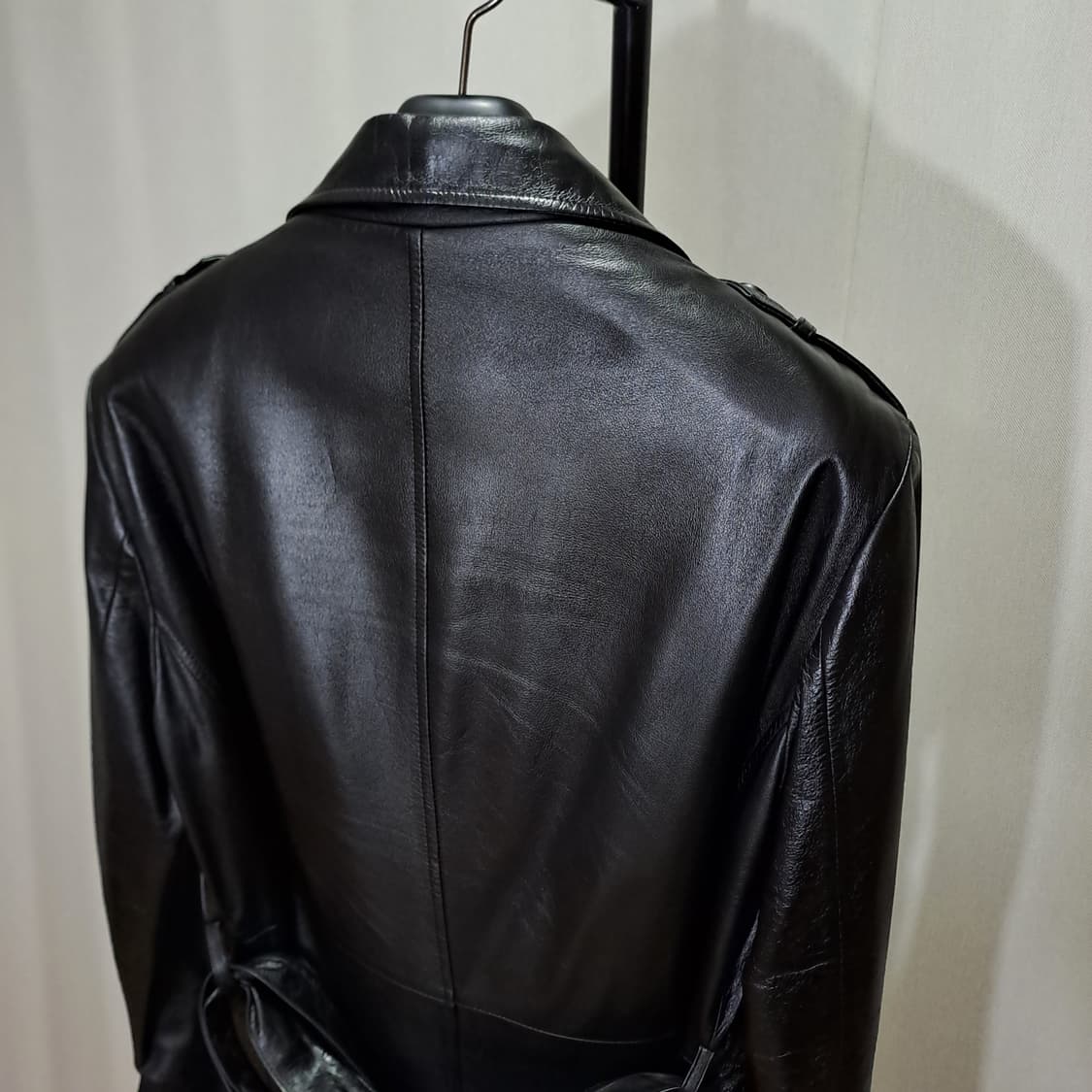 (택포) PERI GORD 소가죽 견장 더블코트 100 B596 상품이미지5