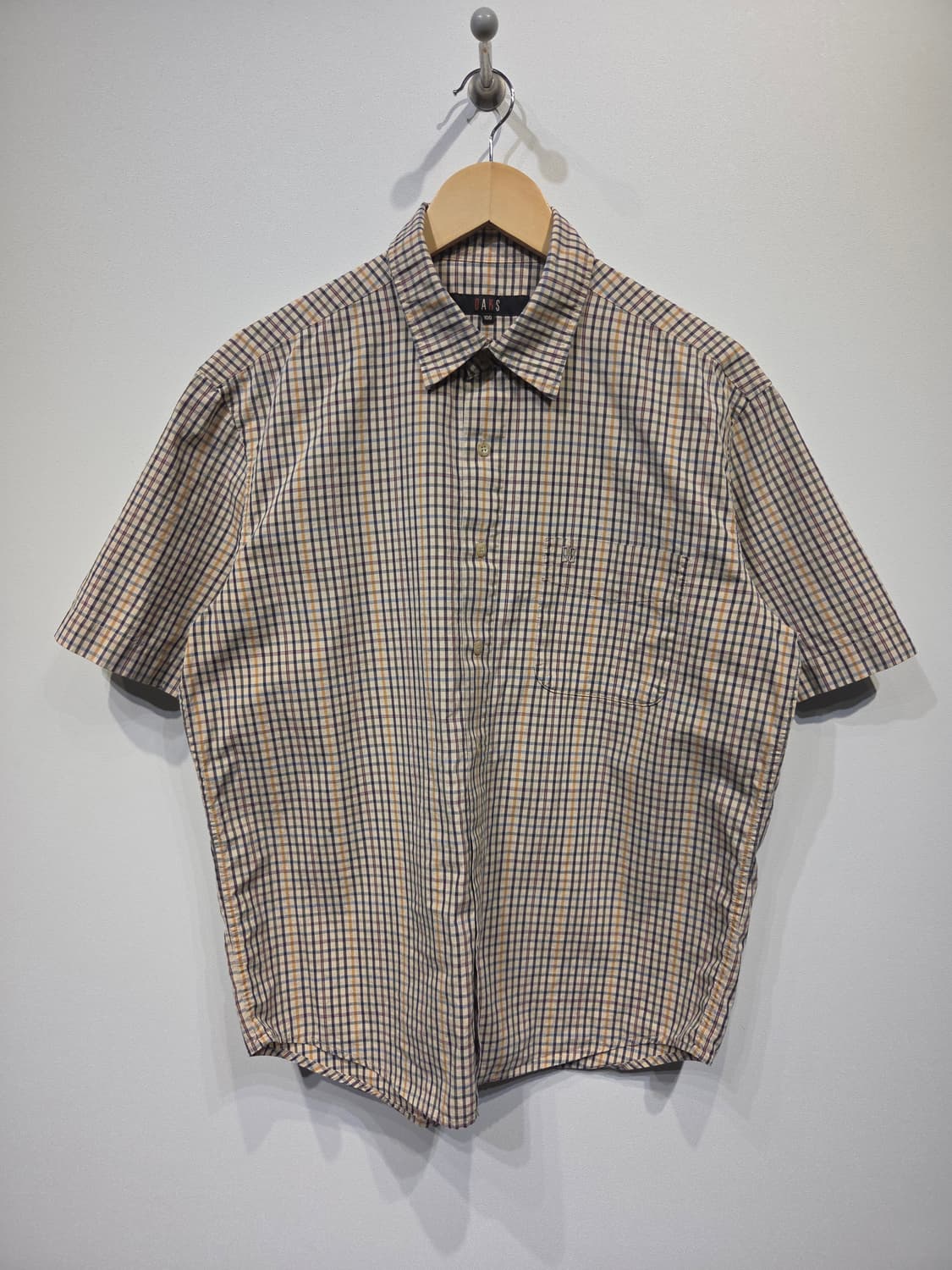 DAKS 닥스 시그니처 체크 반팔 셔츠 상품이미지2