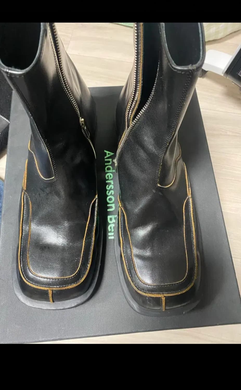 앤더슨벨  데인  스퀘어 토 첼시 부츠 상품이미지4