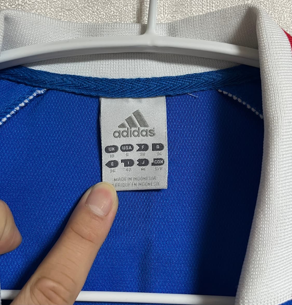 아디다스 이탈리아 반팔 져지 티셔츠 S 상품이미지4