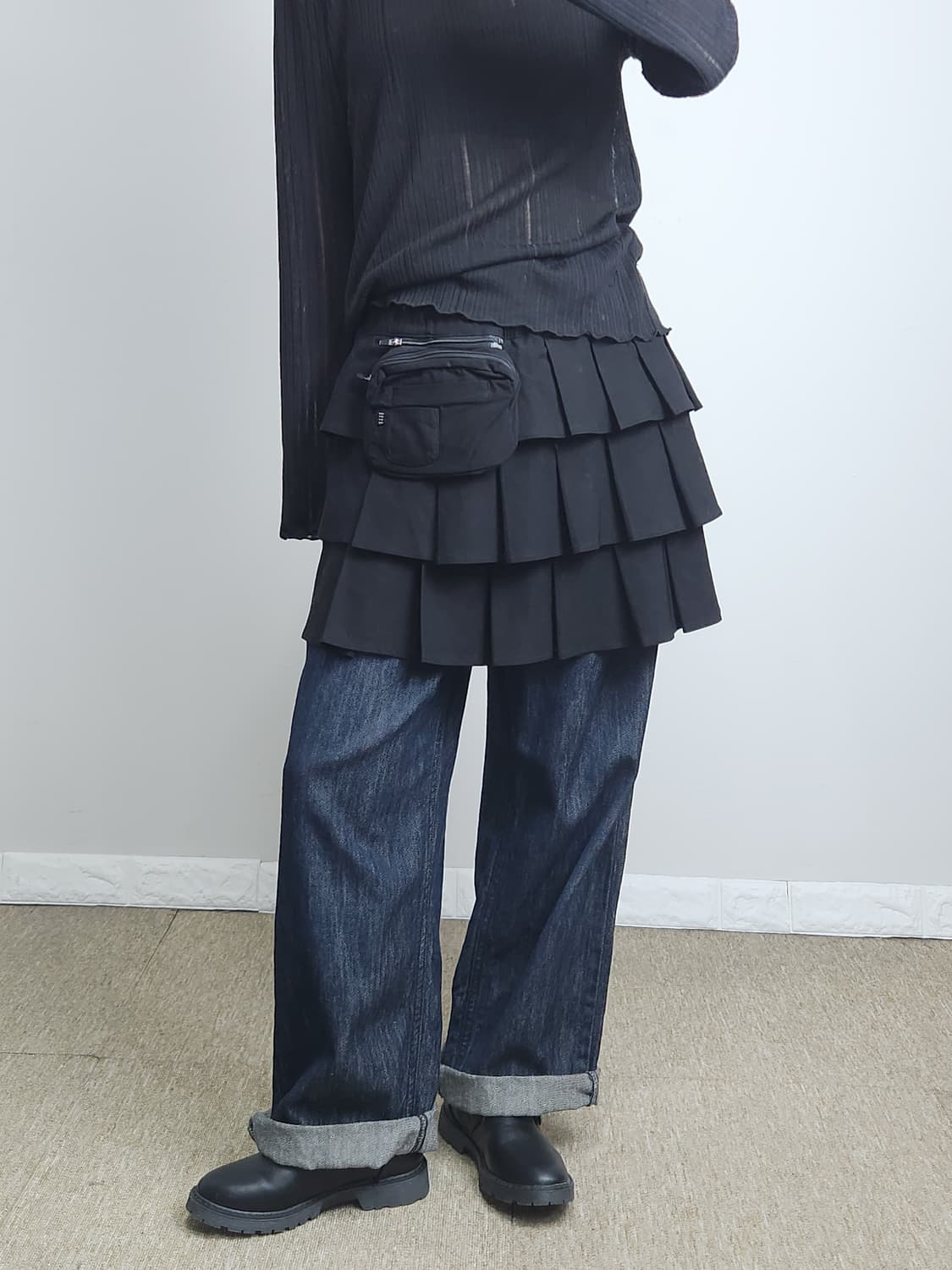 (ELLE golf )플리츠 스커트 상품이미지2