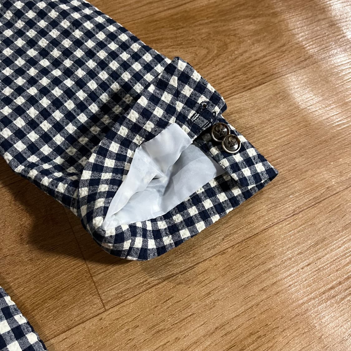 [105] 수트서플라이 깅엄 시어서커 자켓 상품이미지5