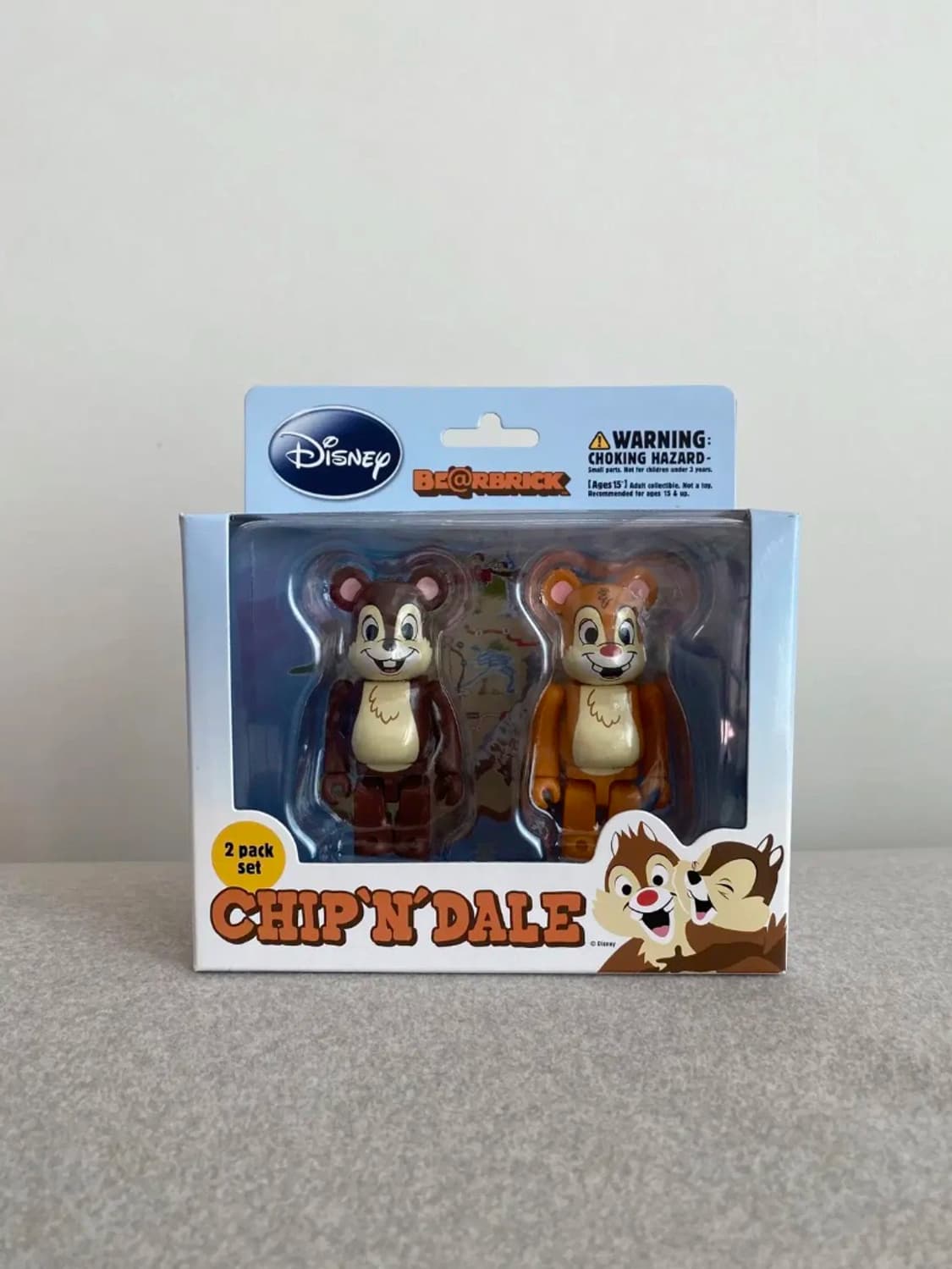디즈니 칩앤데일 베어브릭 (박스풀, 상태 아주 좋음) 상품이미지1